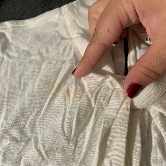 NWD $185 Rebecca Taylor Jersey Twisted Tank Top in Chalk-White‎ [SZ Small ] - Picture 3 of 8